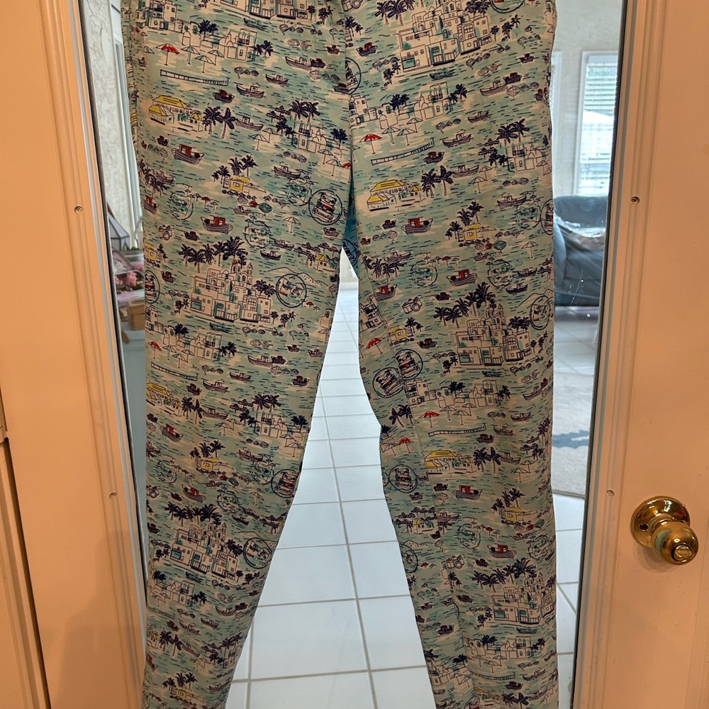 Talbots Multicolor Printed Pants